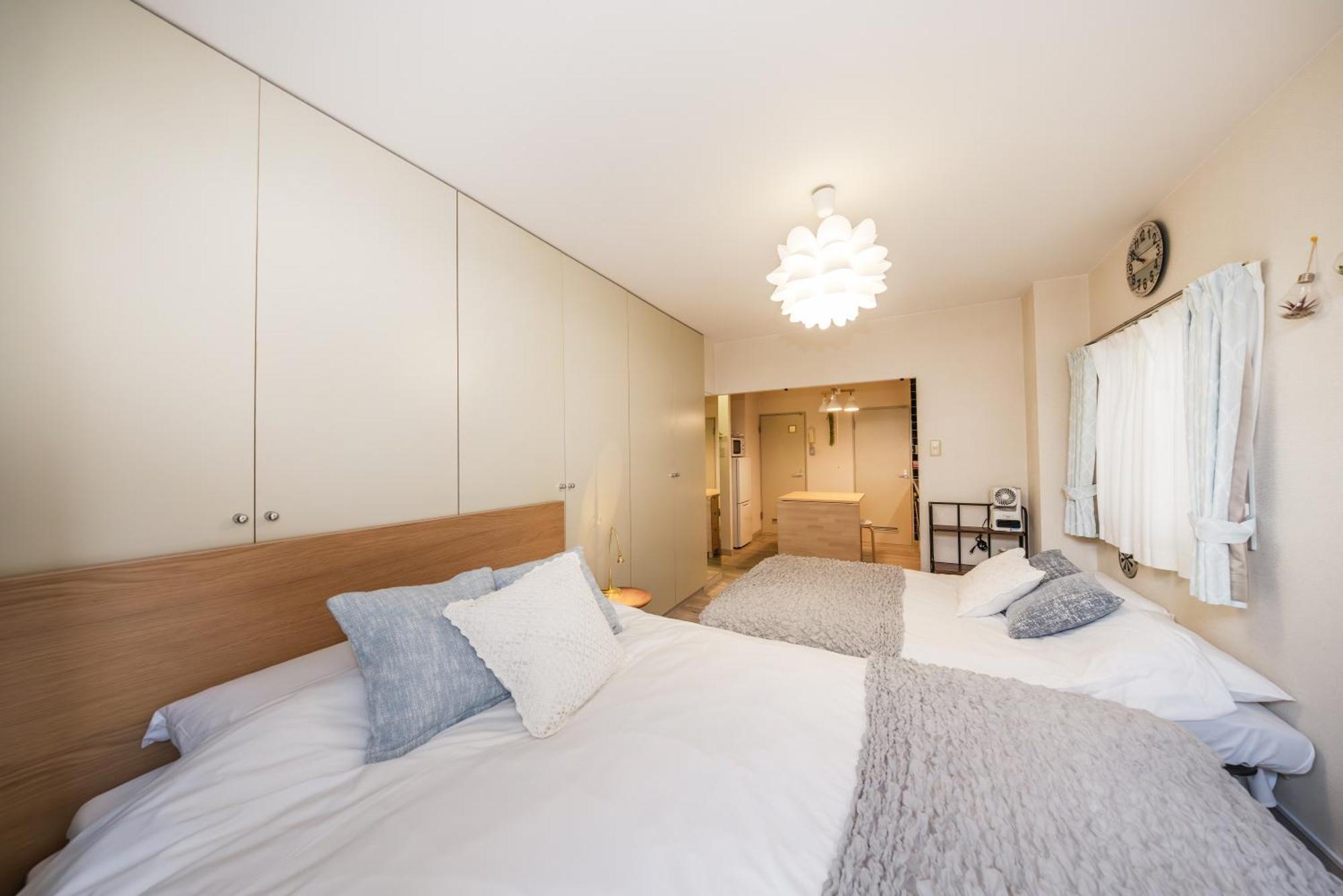 Appartement 駅から徒歩3分新宿区 最大4名 無料wifi 32平米で広いお部屋